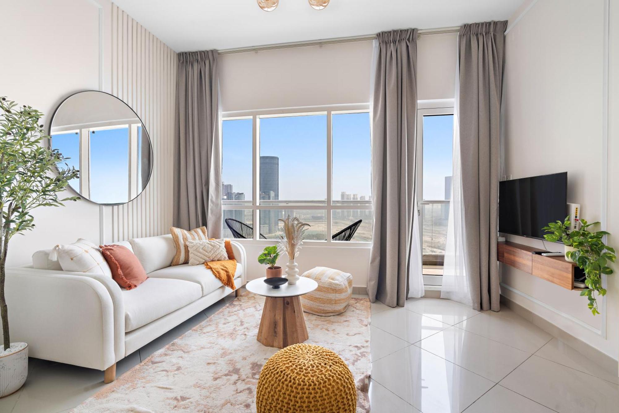 Silkhaus Modern 2 Bdr | Sea View | Oceanscape * Abu Dhabi